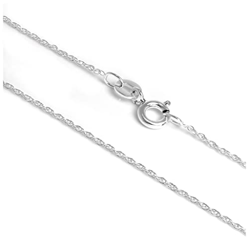 jewellerybox Feine Sterling-Silber Prince of Wales Kette Halskette | Kettenlänge: 45,7cm (18 Inch) von jewellerybox