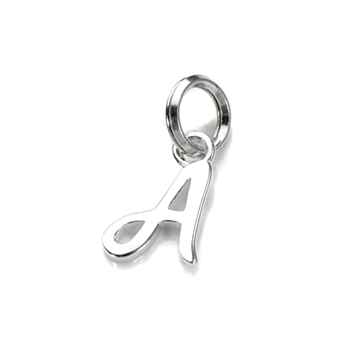 jewellerybox Sterling-Silber Buchstabe A Charm von jewellerybox