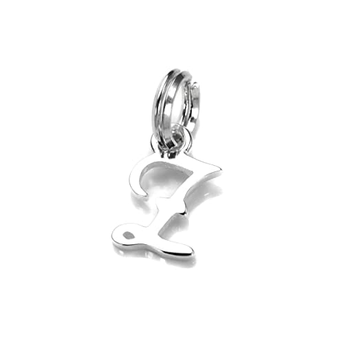 jewellerybox Sterling-Silber Buchstabe Z Charm von jewellerybox