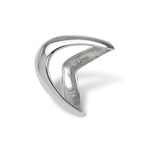 Sterling Silber Gabelbein Ring | Ringgröße: 62 (Durchmesser: 19,7mm) von jewellerybox