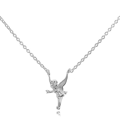 jewellerybox Sterlingsilber Tinkerbell Fee Halskette an 45,7cm Kette von jewellerybox