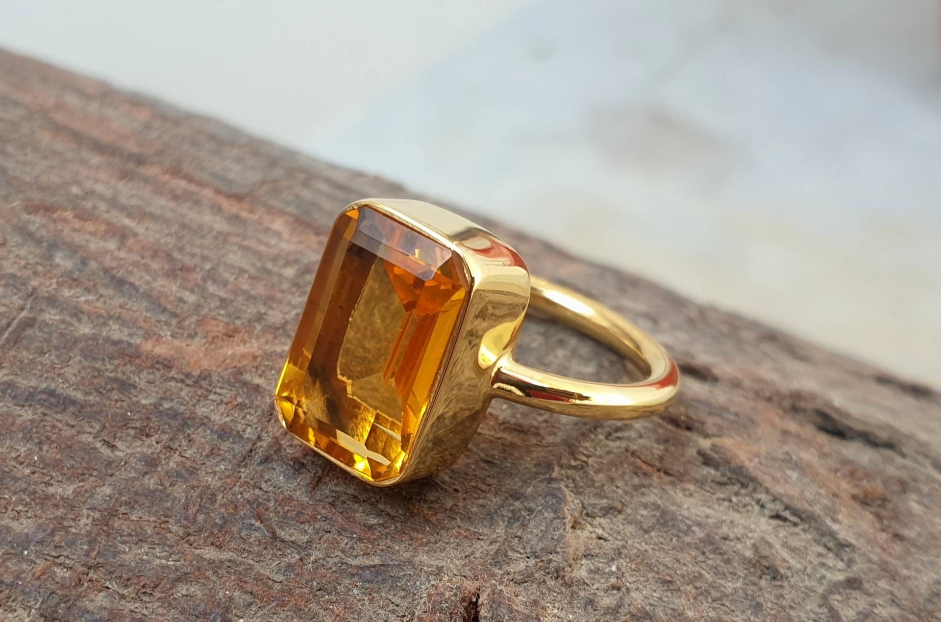 Citrin Ring Frauen, 925 Massiv Sterling Silber Ring, Quarz Edelstein, Gelbgold Geschenk Frauen Citrin Ring Frauen, 925 Massiv Sterling Silber Ring, Quarz Edelstein, Gelbgold Geschenk Frauen von jewelleryvilla