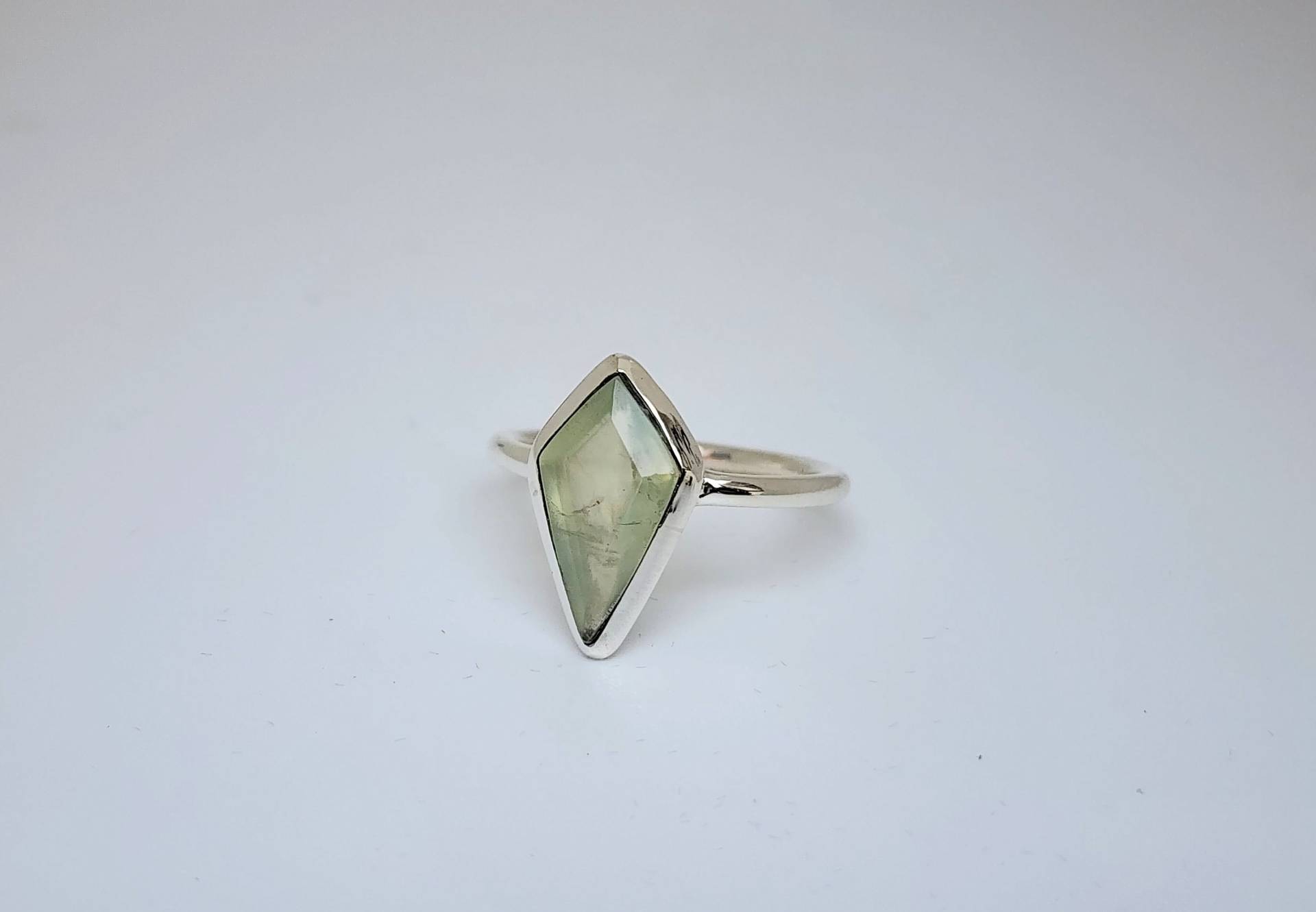 Natürlicher Prehnit Ring, 925 Sterling Silber Boho Handgefertigter Geschenk Für Sie, Frauenring, Ringe, Drachenform Ringe von jewelleryvilla