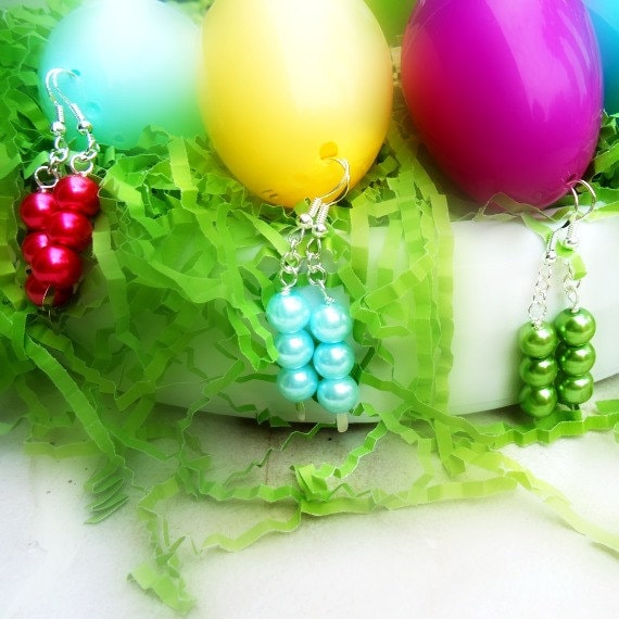 Brautjungfern Ohrringe Bunte Perlen Baumeln Silber Schmuck Osterschmuck Hochzeit Mauve Grün Rosa Blau Er-117 118 119 120 Brautjungfern Ohrringe Bunte Perlen Baumeln Silber Schmuck Osterschmuck Hochzeit Mauve Grün Rosa Blau Er-117 118 119 120 von jewelrybycarmal