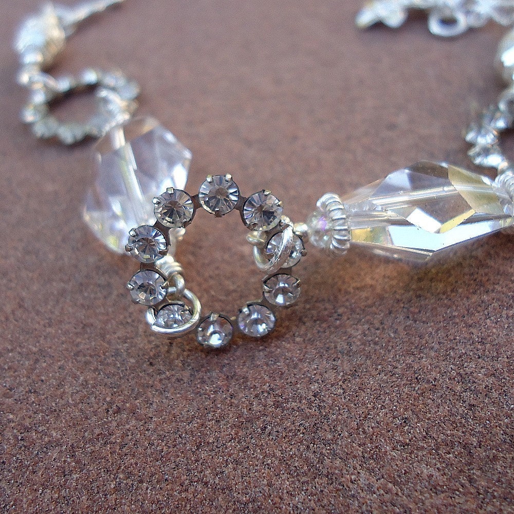 Kristall Armband Hochzeit Sterling Silber Schmuck Braut Prom Funkeln Eis Klar Shopping Mode Stil B-9 Kristall Armband Hochzeit Sterling Silber Schmuck Braut Prom Funkeln Eis Klar Shopping Mode Stil B-9 von jewelrybycarmal