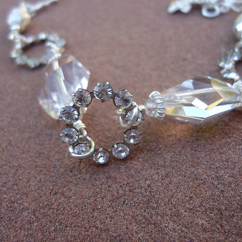 Kristall Armband Hochzeit Sterling Silber Schmuck Braut Prom Funkeln Eis Klar Shopping Mode Stil B-9 Kristall Armband Hochzeit Sterling Silber Schmuck Braut Prom Funkeln Eis Klar Shopping Mode Stil B-9 von jewelrybycarmal