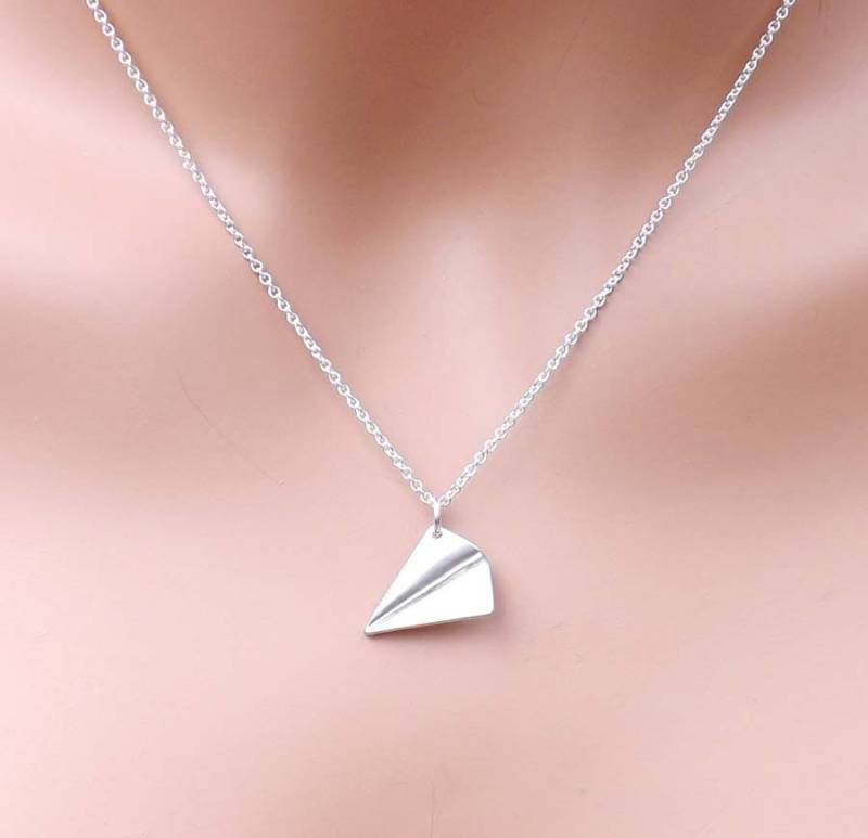 One Direction - Papierflieger Anhänger Halskette Directioner Geschenk Zum Muttertag von jewelrycraftstudio