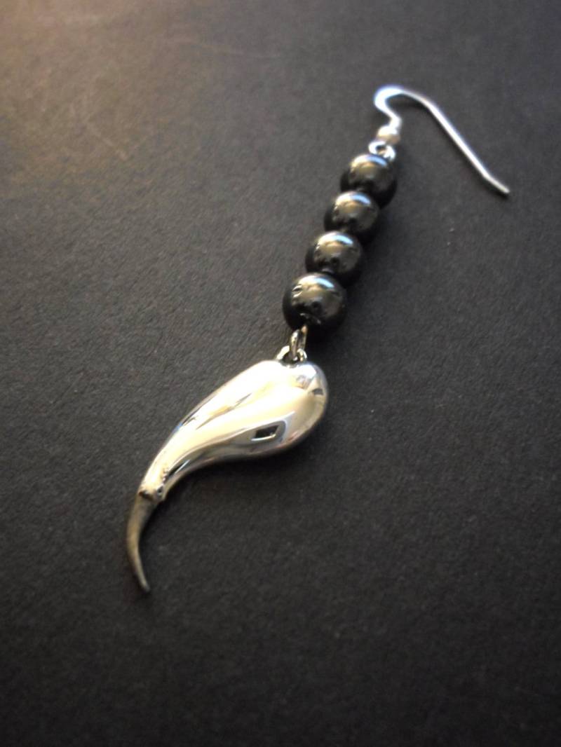 Skorpion Stachel Ohrring Paar Astrologie Schmuck, Symbol Der Leidenschaft Und Stärke, Sterling Silber, Handgemachter Schmuck von jewelsculpts