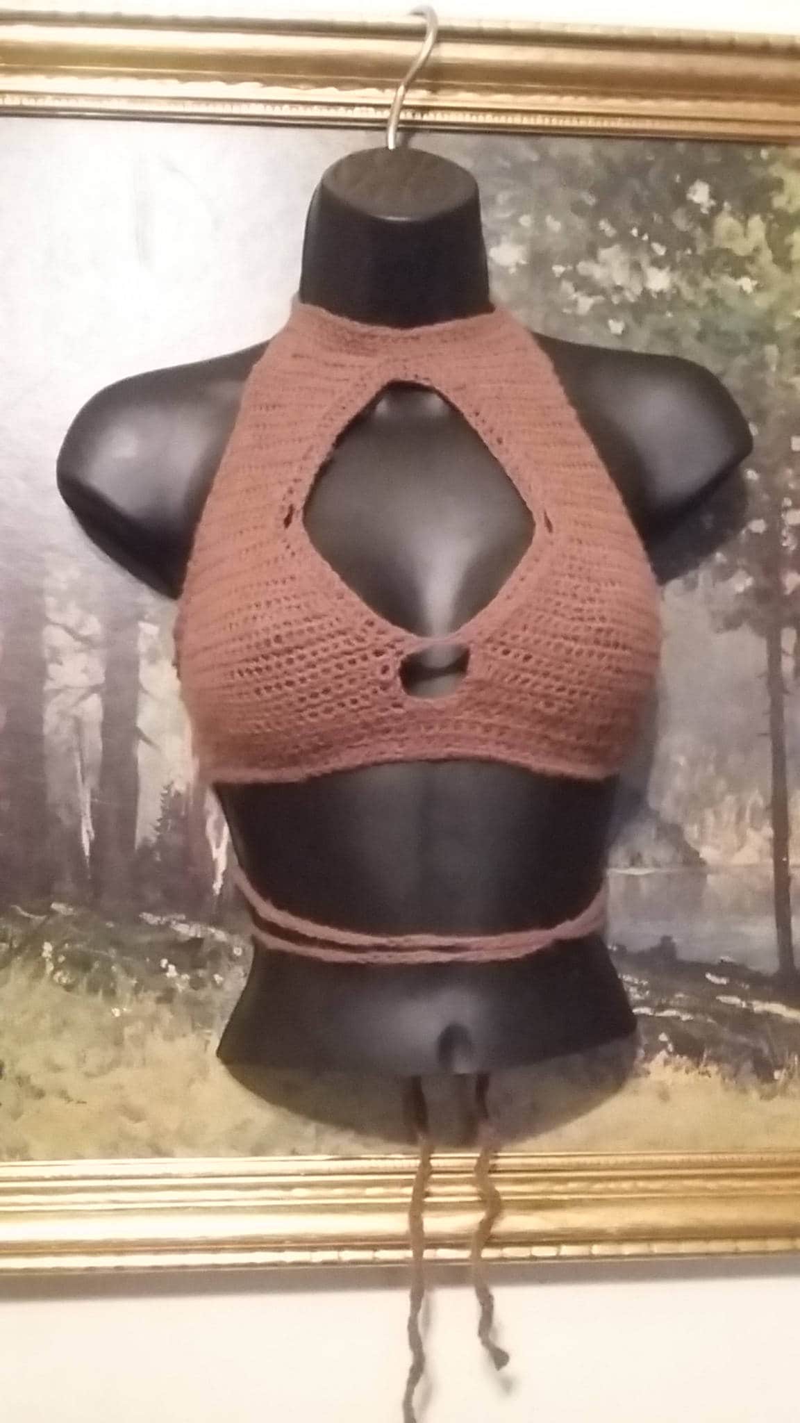 Gehäkelte Crop Top Gehäkelte Crop Top von jewelsgaloreboutique