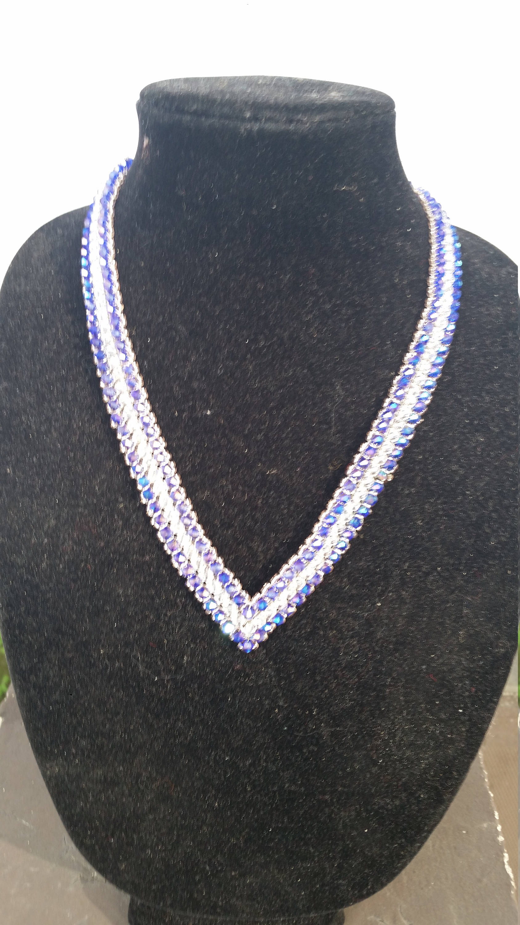 Kristall Halskette Kristall Halskette von jewelsgaloreboutique