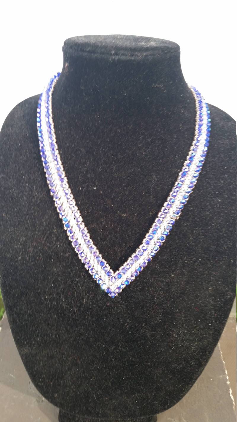 Kristall Halskette Kristall Halskette von jewelsgaloreboutique
