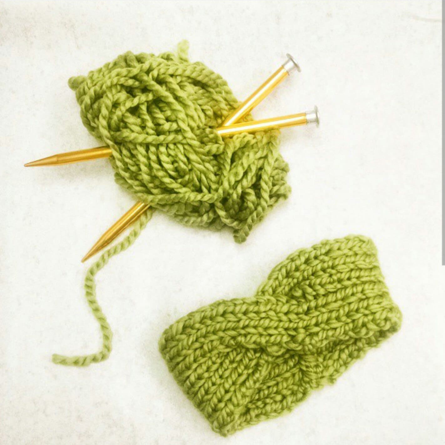 Handknit Stirnband von jfondacaro