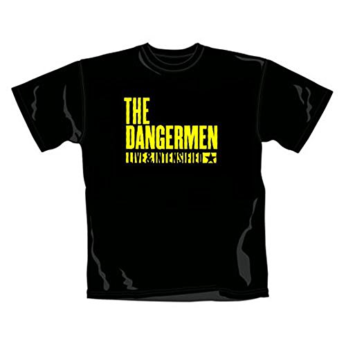 Madness Herren T-Shirt Schwarz Dangerman Grösse L von jhy789