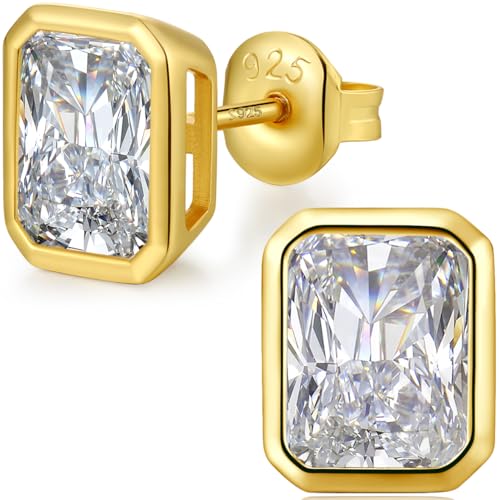 Damen Ohrstecker Herren Ohrringe Silber 925 Diamant Ohrringe Damen Ohrstecker Echt von jiamiaoi