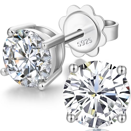 Herren Ohrringe Echt Silber Ohrstecker Zirkonia Diamant Ohrringe Silber Glitzer Herren Ohrstecker Weißgold Herren Ohrringe Echt Silber Ohrstecker Zirkonia Diamant Ohrringe Silber Glitzer Herren Ohrstecker Weißgold von jiamiaoi