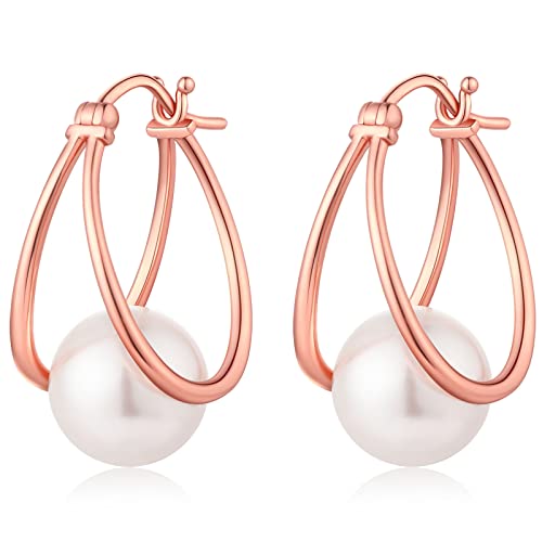 jiamiaoi Perlenohrringe Rose Ohrringe Rosegold Damen Creolen mit Perlen Rosegold Ohrringe Hängend Silber Ohrringe mit Perle Damen Ohrringe Silber 925 Perle Echte Perlenohrringe Haengend jiamiaoi Perlenohrringe Rose Ohrringe Rosegold Damen Creolen mit Perlen Rosegold Ohrringe Hängend Silber Ohrringe mit Perle Damen Ohrringe Silber 925 Perle Echte Perlenohrringe Haengend von jiamiaoi
