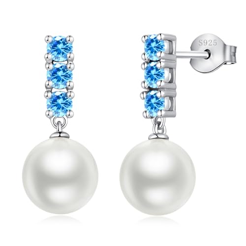 Perlenohrringe Silber 925 Hängend Ohrringe Silber 925 Perlen Ohrringe Hängend Perlenohrringe Echte Peren 10mm Perlenohrringe Silber 925 Hängend Ohrringe Silber 925 Perlen Ohrringe Hängend Perlenohrringe Echte Peren 10mm von jiamiaoi