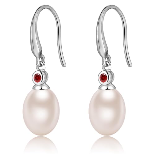 Perlenohrringe Silber 925 Hängend Ohrringe Silber 925 Perlen Ohrringe Silber Perlen Damen Ohrringe Perle Hängend Tränenperlen Ohrringe Rot Perlenohrringe Silber 925 Hängend Ohrringe Silber 925 Perlen Ohrringe Silber Perlen Damen Ohrringe Perle Hängend Tränenperlen Ohrringe Rot von jiamiaoi