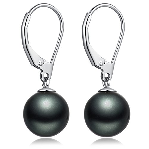 jiamiaoi Perlenohrringe Silber 925 Schwarz Perlen Ohrringe Hängend Schwarze Perlen Ohrhänger Hängende Perlenohrringe Schwarz Damen Ohrringe mit Perle Hängend Schwarz Echt Silber Ohrringe Schwarz Hängend jiamiaoi Perlenohrringe Silber 925 Schwarz Perlen Ohrringe Hängend Schwarze Perlen Ohrhänger Hängende Perlenohrringe Schwarz Damen Ohrringe mit Perle Hängend Schwarz Echt Silber Ohrringe Schwarz Hängend von jiamiaoi