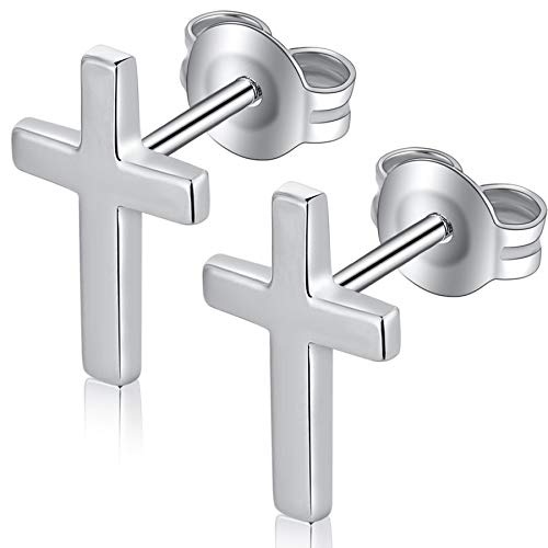 Kreuz Ohrringe Silber Ohrringe Männer Kreuz Stecker Silber Ohrringe Kreuz Ohrringe Herren Kreuz Ohrringe Klein Kreuz Ohrringe Stecker Echt Silber Ohrstecker Kreuz Damen Ohrringe Kreuz Groß von jiamiaoi