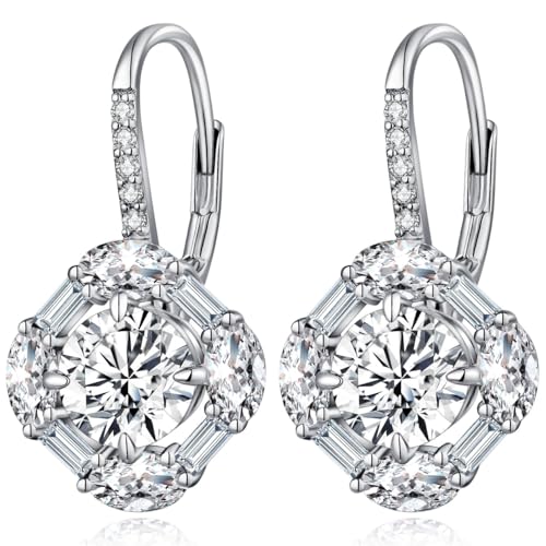 Hängende Ohrringe Damen Ohrringe Silber 925 Hängend Ohrhänger Silber von jiamiaoi