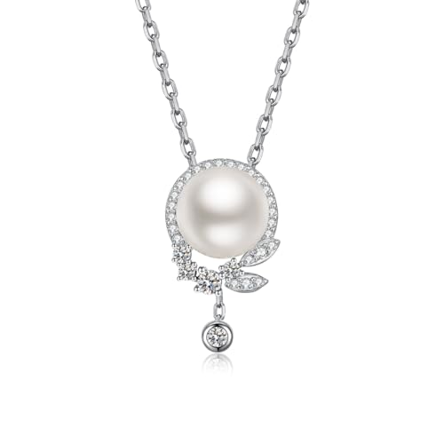 jiamiaoi Perlenkette Silber Perlen Anhänger Damen Silberkette mit Perle Kette Silber Zirkonia Anhänger Perle Ohrhänger Perlenkette Weissgold Kette Perlen Schmuck Perlenkette mit Diamant jiamiaoi Perlenkette Silber Perlen Anhänger Damen Silberkette mit Perle Kette Silber Zirkonia Anhänger Perle Ohrhänger Perlenkette Weissgold Kette Perlen Schmuck Perlenkette mit Diamant von jiamiaoi