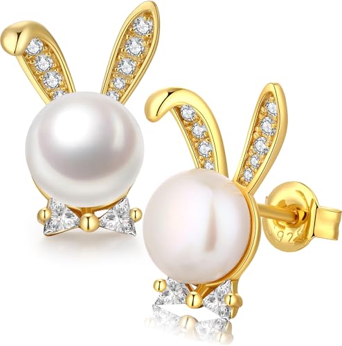 Ohrringe Ostern Kaninchen Schmuck Hase Ohrstecker Perle Hasen Ohrringe Silber 925 Mädchen Ohrstecker Gold Ohrringe Ostern Kaninchen Schmuck Hase Ohrstecker Perle Hasen Ohrringe Silber 925 Mädchen Ohrstecker Gold von jiamiaoi