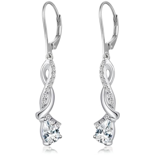 jiamiaoi Ohrringe Silber 925 Hängend Sterling Silber Ohrringe Unendlichkeit Infinity Ohrringe Lang Hängend Damen Diamant Ohrringe Silber Hängend jiamiaoi Ohrringe Silber 925 Hängend Sterling Silber Ohrringe Unendlichkeit Infinity Ohrringe Lang Hängend Damen Diamant Ohrringe Silber Hängend von jiamiaoi