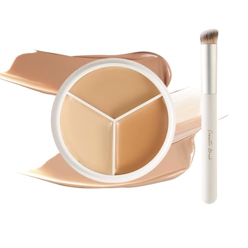 Colored Clay CC Undereye Corrector, Full Coverage Color Corrector for Dark Circles, Full Coverage Concealer with Brush, Under Eye Hydrating Concealer for Women (1 Pc, 12g) von jiangshan