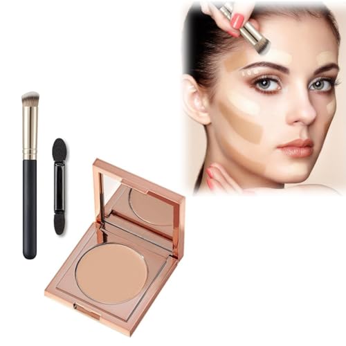 Colored Clay CC Undereye Corrector, Under Eye Concealer for Dark Circles, Under Eye Corrector Full Coverage Concealer for Mature Skin Tattoo Cover up Makeup Waterproof Concealer Makeup (Ivony, 5g) von jiangshan