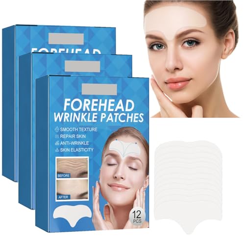 Forehead Wrinkle Patches Overnight, Wrinkle Neck Patches for Face Overnight, Chest Wrinkle Pads, Anti Wrinkle Forehead Wrinkle Patch for Smoother, Youthful Chest Neck Face (3 Box) von jiangshan