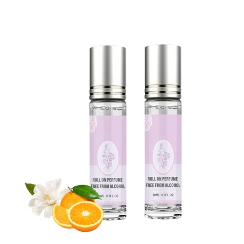 Roll-On-Parfümöl, Parfums für Damen, Jasmin Duft mit Orange, tragbare Parfümöle in Reisegröße, verstärkte Düfte Parfüm, Duft-Geschenksets für Damen, langanhaltend und erfrischend (10ml, 2pc) Roll-On-Parfümöl, Parfums für Damen, Jasmin Duft mit Orange, tragbare Parfümöle in Reisegröße, verstärkte Düfte Parfüm, Duft-Geschenksets für Damen, langanhaltend und erfrischend (10ml, 2pc) von jiangshan