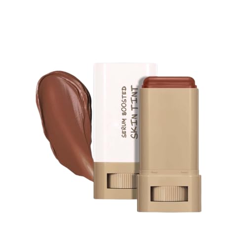 Serum Boosted Skin Tint Balm Stick, feuchtigkeitsspendender, vielseitig verwendbarer Foundation-Stick, getönter Serum-Concealer mit vollständiger Abdeckung, leicht und nicht fettend (#2, 18g) von jiangshan