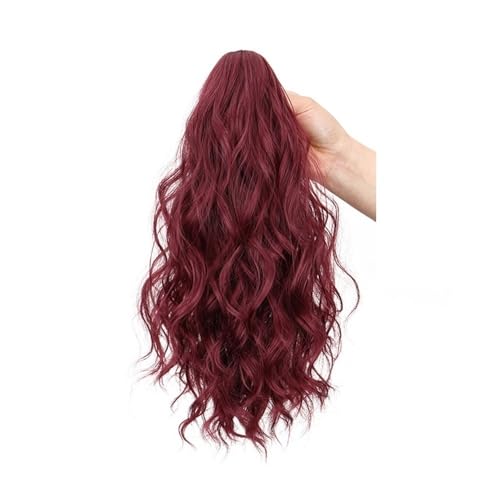 Ponytail Extension 14" Ponytail Extension, Short Claw Clip on Fake Pony Tails Soft Wavy Curly in Hair Extensions Synthetic Hairpiece for Women Daily Party(118) von jianguohairsss