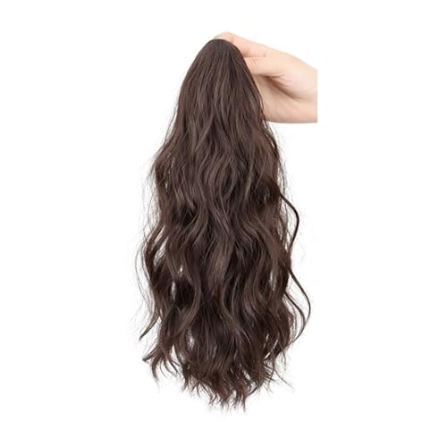 Ponytail Extension 14" Ponytail Extension, Short Claw Clip on Fake Pony Tails Soft Wavy Curly in Hair Extensions Synthetic Hairpiece for Women Daily Party(4) von jianguohairsss