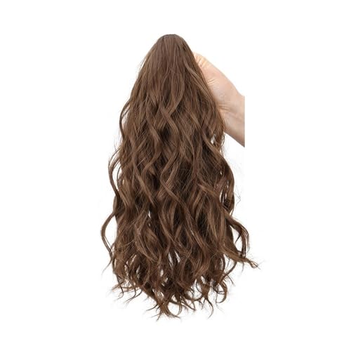 Ponytail Extension 14" Ponytail Extension, Short Claw Clip on Fake Pony Tails Soft Wavy Curly in Hair Extensions Synthetic Hairpiece for Women Daily Party(9) von jianguohairsss