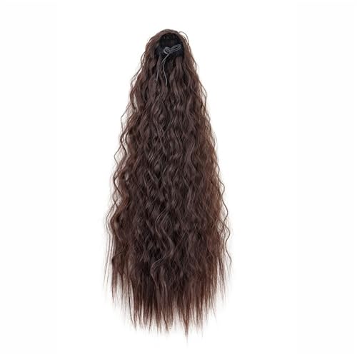 Ponytail Extension 22 Inch Drawstring Ponytail for Black Women Deep Curly Extension Synthetic Mixed with Hair Hairpieces Afro Kinky Curly Pony Tail for Daily Use(2M33) von jianguohairsss