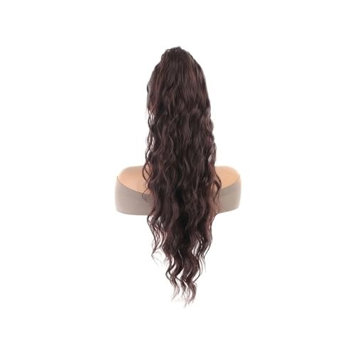 Ponytail Extension 26 Inch Ponytail Extensions, Long Wavy Drawstring Pony tail for Women Synthetic Ponytail Hairpiece for Daily Use(2-33) von jianguohairsss