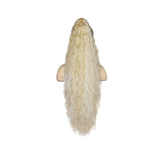 Ponytail Extension 30" lockiger Pferdeschwanz for Anklipsen, Haarverlängerungen for Frauen, flauschiges natürliches synthetisches Haarteil for den täglichen Gebrauch(27/88) von jianguohairsss