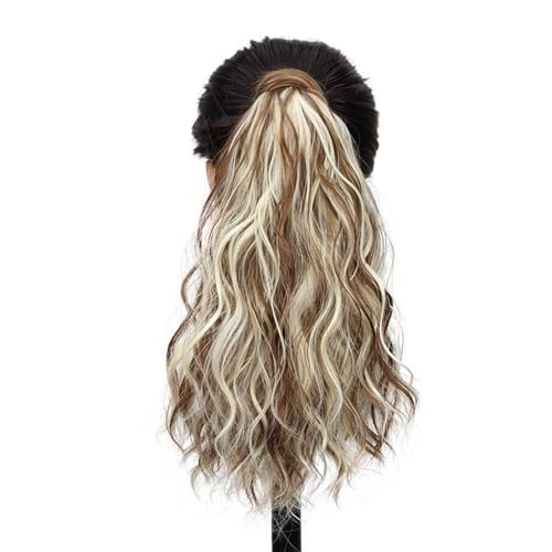 Ponytail Extension Curly Ponytail Extension Wrap Around 14" Synthetic Hair Clip in Fake Pony Tails Hair Extensions for Women Party Daily Use(6H613) von jianguohairsss