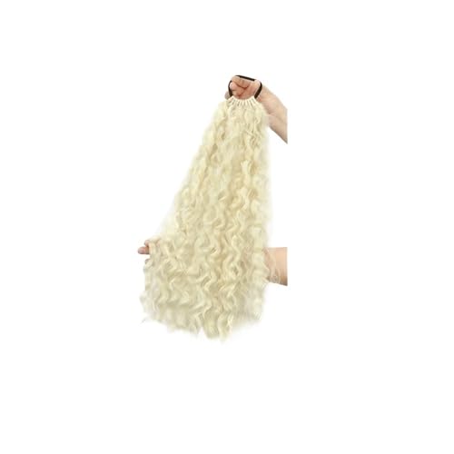 Ponytail Extension Lockige Pferdeschwanzverlängerung mit Haargummi, natürliche Perücke, elastisches Band, gewellt, gefälschte Pferdeschwanzperücken, Zubehör for Frauen, täglich, 45,7 cm(613) von jianguohairsss