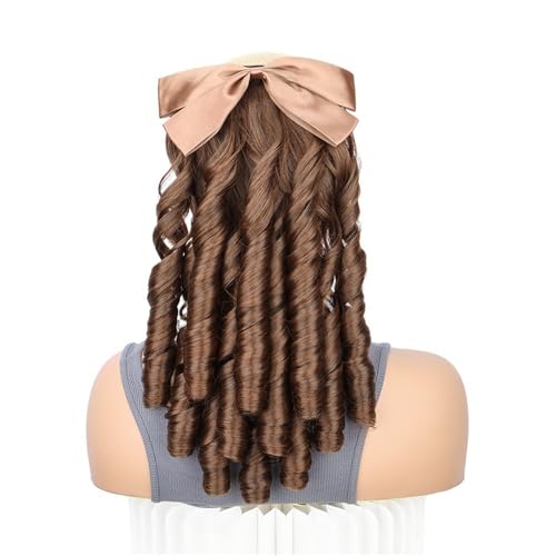 Ponytail Extension Retro-Perücke mit lockigem Pferdeschwanz for Damen, Haarteil im Prinzessinnen-Stil, Kamm for schnellen Anbringen, for Partys, Hochzeiten und Aufführungen(2M30) von jianguohairsss