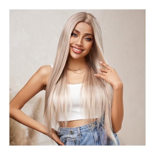 Blonde Lace Front Synthetic Wig for Women Heat Resistant Cosplay Wig 150 Density Daily Use Blonde Lace Front Synthetic Wig for Women Heat Resistant Cosplay Wig 150 Density Daily Use von jianjunchaling