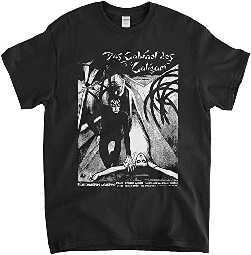 The Cabinet of Dr Caligari T Shirt - Silent Expressionist Horror Poster Black L The Cabinet of Dr Caligari T Shirt - Silent Expressionist Horror Poster Black L von jiayu