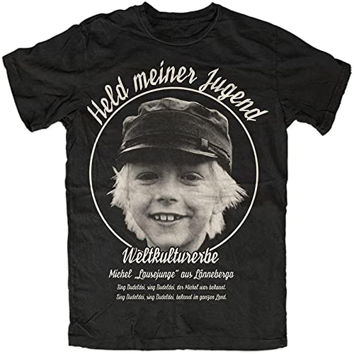 Men's Michel t-Shirt World Heritage ostkult Retro Kids Idol lönneberga Black XL Men's Michel t-Shirt World Heritage ostkult Retro Kids Idol lönneberga Black XL von jibi