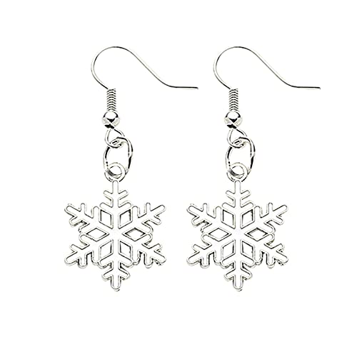 jieGorge Damen Geschenk Urlaub Santa Set Weihnachten Schneemann Schmuck Ohrringe Ohrringe Weihnachten Anhänger Ohrringe Kleine Ohrstecker Aus Sterlingsilber (D, One Size) von jieGorge