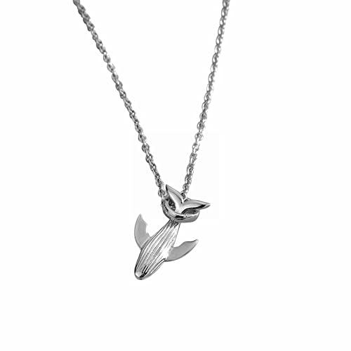 Halskette für Frauen Geschenke Mode Exquisite Geschnitzte Wassertropfenförmige Lange Anhänger Halskette Herrenmode Lange Pullover Kette Mode Einfache Herren Anhänger Kleine Halskette (A, One Size) von jieGorge