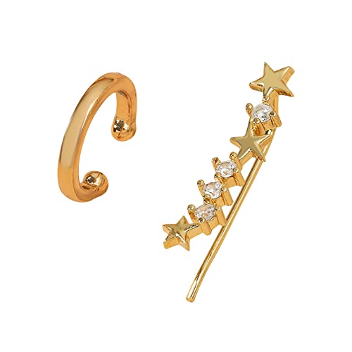 jieGorge Mond Set Ohrringe Ohrringe Stern glänzend Geschenk Ohrringe Damen Ohrringe Ohrringe ene Ohrhänger Für Damen (A, One Size) von jieGorge