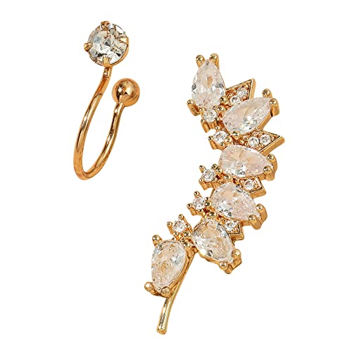 jieGorge Mond Set Ohrringe Ohrringe Stern glänzend Geschenk Ohrringe Damen Ohrringe Ohrringe ene Ohrhänger Für Damen (L, One Size) von jieGorge