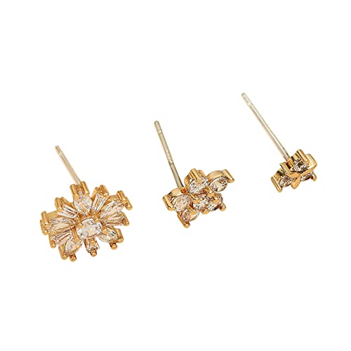 jieGorge Mond Set Ohrringe Ohrringe Stern glänzend Geschenk Ohrringe Damen Ohrringe Ohrringe ene Ohrhänger Für Damen (M, One Size) von jieGorge